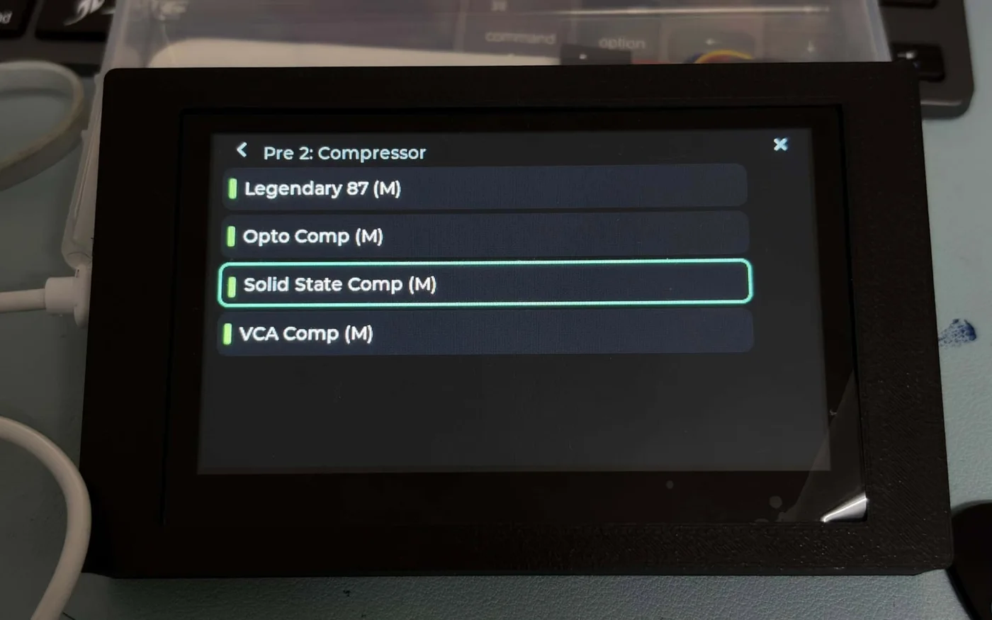 The JC4827W543 showing the compressor models, Solid State Comp picked
